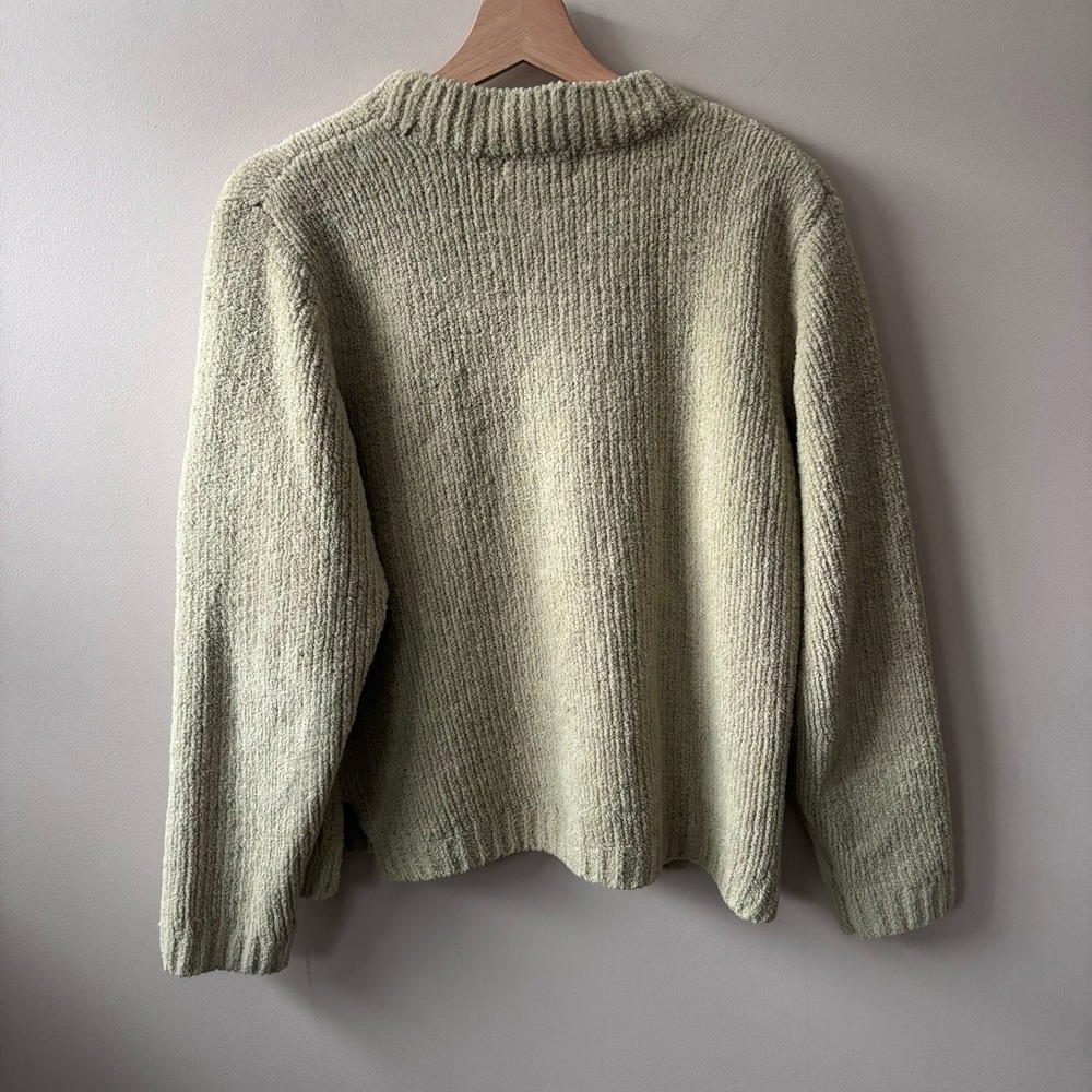 Savannah Grandmacore Cozy Knit Sweater with Embroidered Patch - Picture 5 of 8